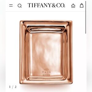 Tiffany & Co. Rose Gold Metallic Vide Poche Tray Limited Edition Sold Out